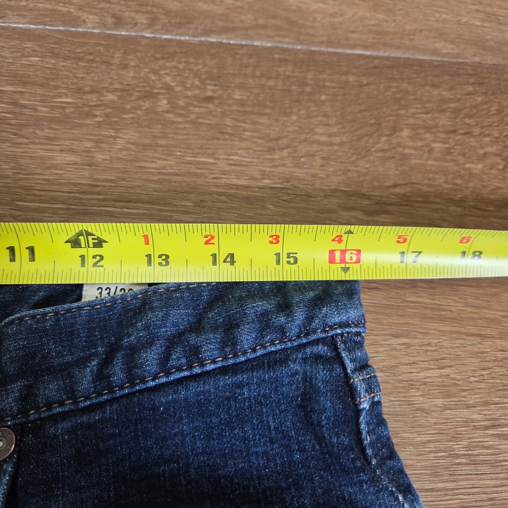 Ariat M1 Legacy Vintage Straight Leg Jeans Mens 33x30 Dark Wash Denim - Picture 5 of 8